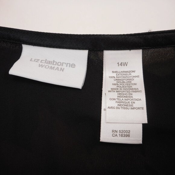 NEW Lane Bryant Women's size 14/16 Pull-on Pants Black Satin Trim Drawstring NWT - Picture 10 of 11